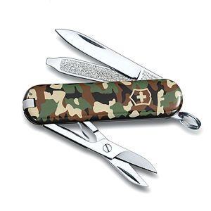 Nôž Victorinox Classic camouflage woodland