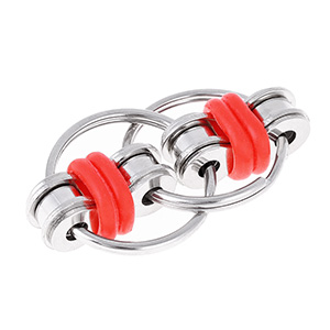 Antistresová hračka Fidget Flippy Chain červený