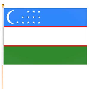 Uzbekistan vlajka malá